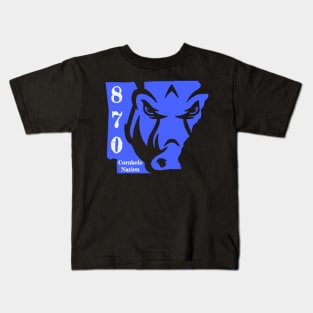 870 Hog Blue Kids T-Shirt